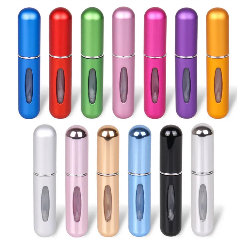 1-5 peças de refil de perfume mini frasco spray