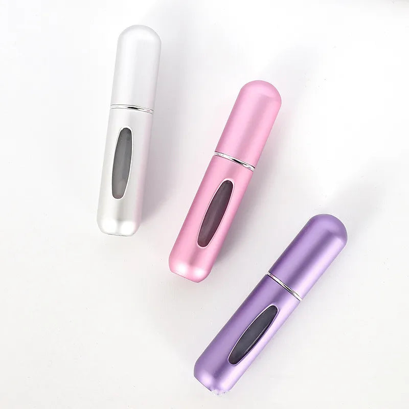 1-5 peças de refil de perfume mini frasco spray