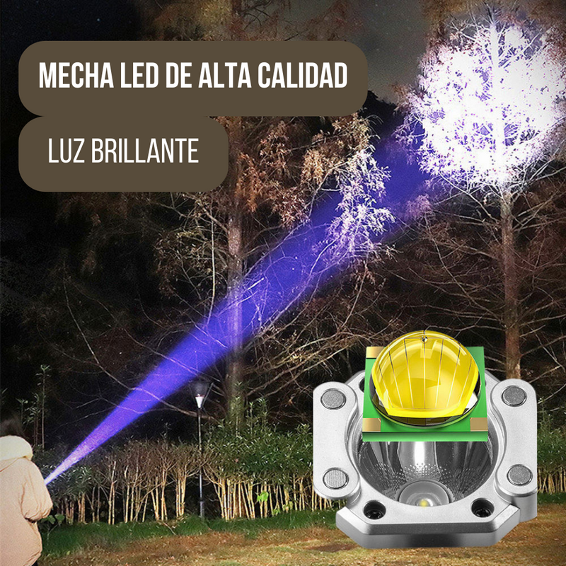 Lanterna Super Tática 4 em 1 - Tática Militar