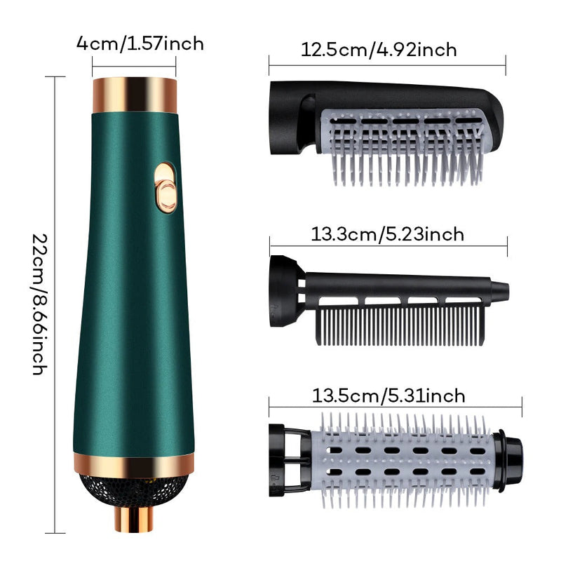 Escova Secadora Iônica com 3 Cabeças - HairPro™