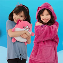 Casaco com capuz infantil