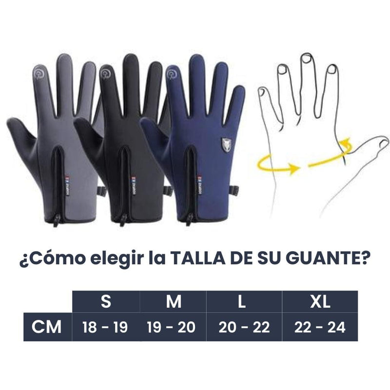 Luvas de ciclismo para motocicleta, proteção para os dedos no inverno