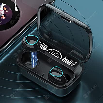 Fones de ouvido sem fio Bluetooth 5.1 M10 com microfone