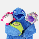 Casaco com capuz infantil