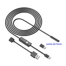 Câmera endoscópica Android 3 em 1