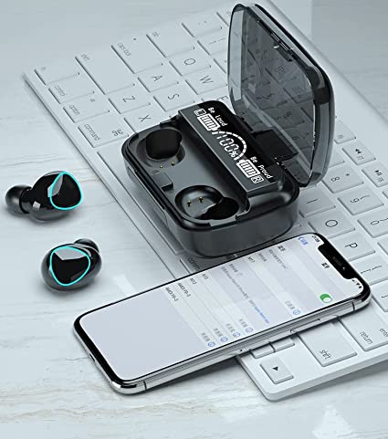 Fones de ouvido sem fio Bluetooth 5.1 M10 com microfone