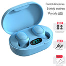 Fones de ouvido sem fio Bluetooth à prova d'água para smartphones.