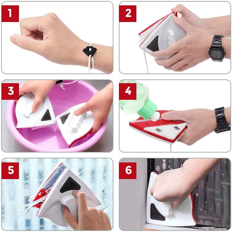 Limpador magnético de janelas GlassCleaner™ 
