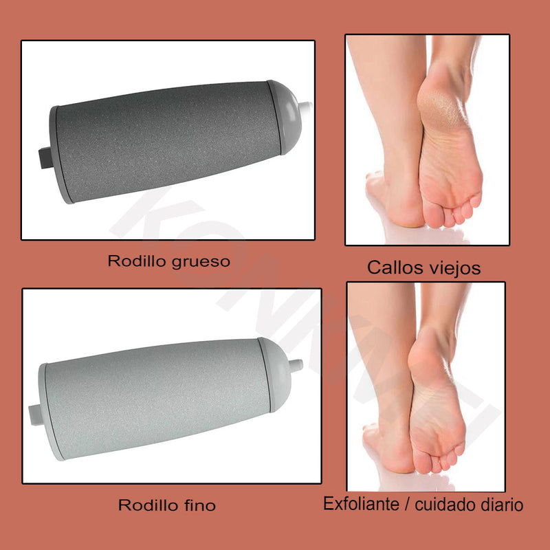 Dispositivo de calor elétrico e remoção de pele morta.