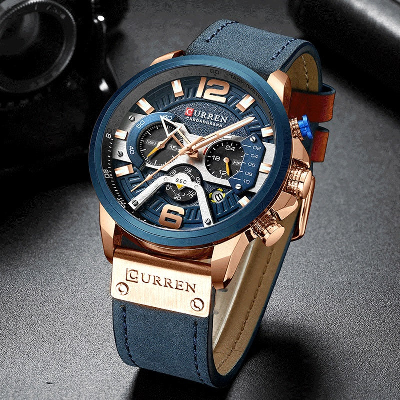 RELÓGIO AZUL CURREN LEGEND 