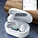 Fones de ouvido sem fio Bluetooth à prova d'água para smartphones.