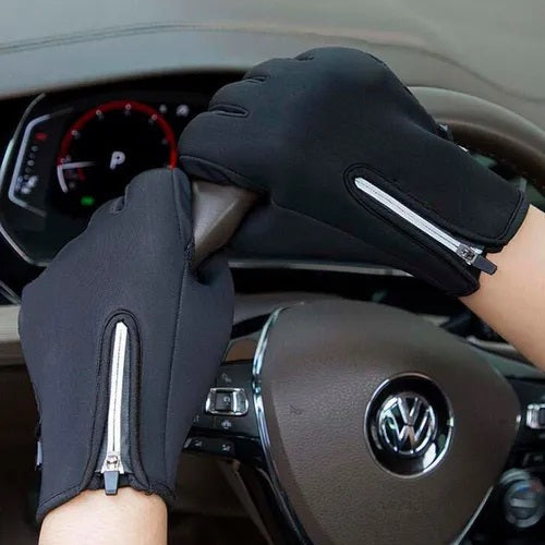 Luvas de ciclismo para motocicleta, proteção para os dedos no inverno