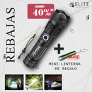 Lanterna tática profissional + mini lanterna grátis