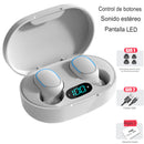 Fones de ouvido sem fio Bluetooth à prova d'água para smartphones.