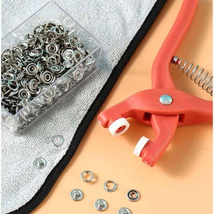 Kit Alicate Fast Diy™ + 100 Botões de Pressão 