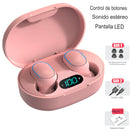 Fones de ouvido sem fio Bluetooth à prova d'água para smartphones.